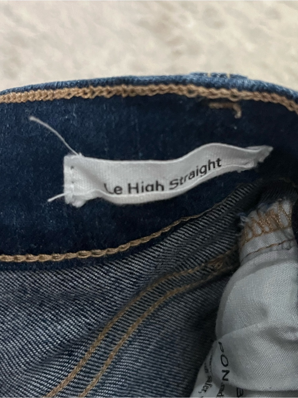 Frame Le High Straight Jeans - Cobbert Rips - Picture 6 of 9
